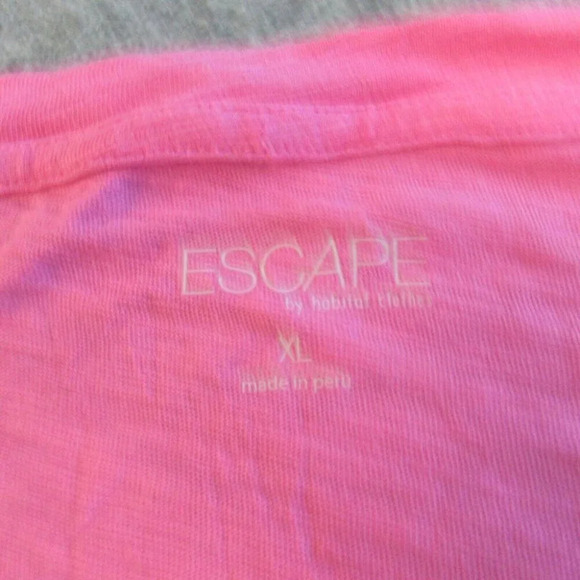 Habitat Women's Escape T Shirt Casual XL Top Pink Cotton 3/4 Sleeve Beach  204 - Picture 3 of 12